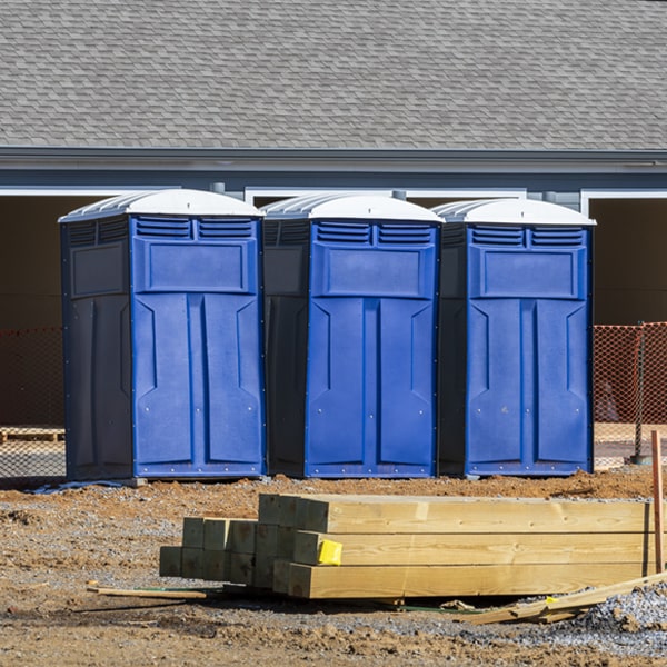 how often are the porta potties cleaned and serviced during a rental period in Renfro Valley KY